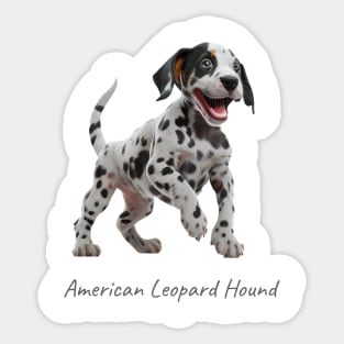 American Leopard Hound Sticker